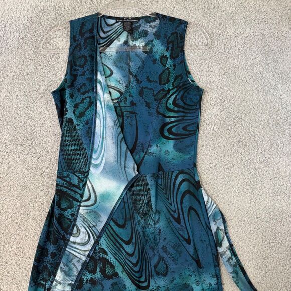 FLP Y2K Dress Small Whimsigoth Dark Feminine Witchy Snake Stretch Earthy Office - Picture 5 of 13